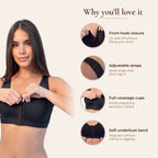 Front-Closure Support Bra