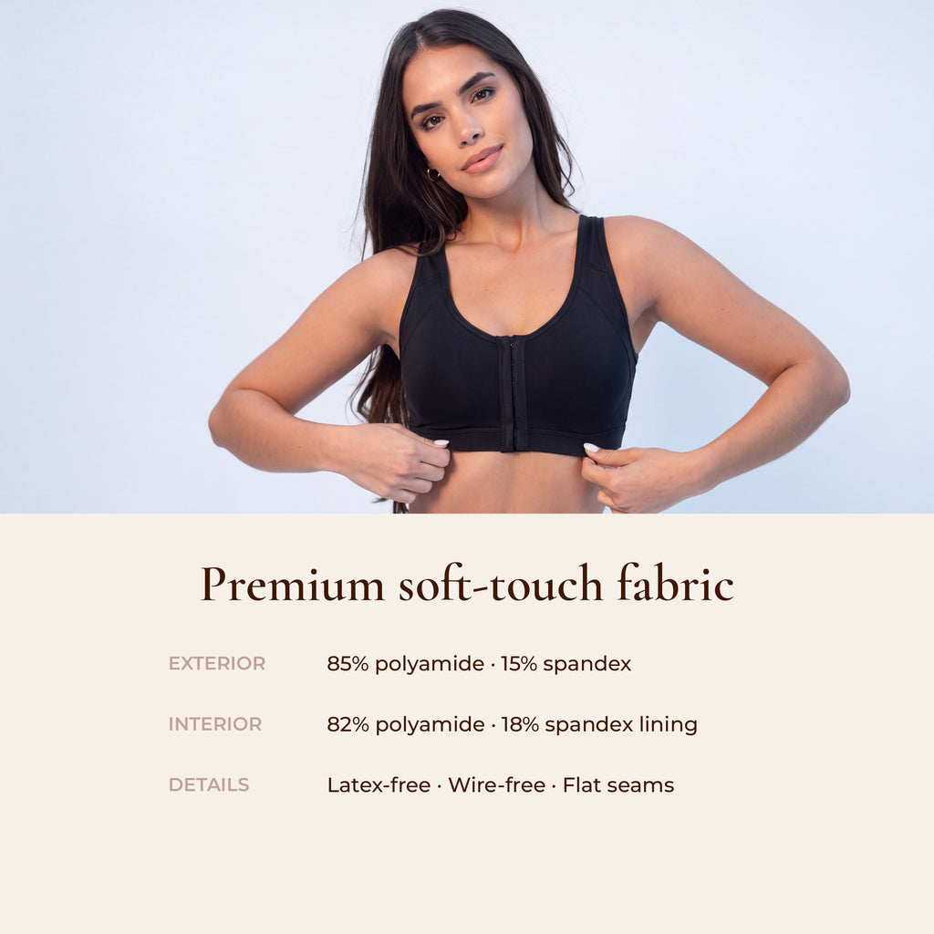 Front-Closure Support Bra