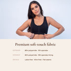 Front-Closure Support Bra