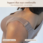 Front-Closure Support Bra
