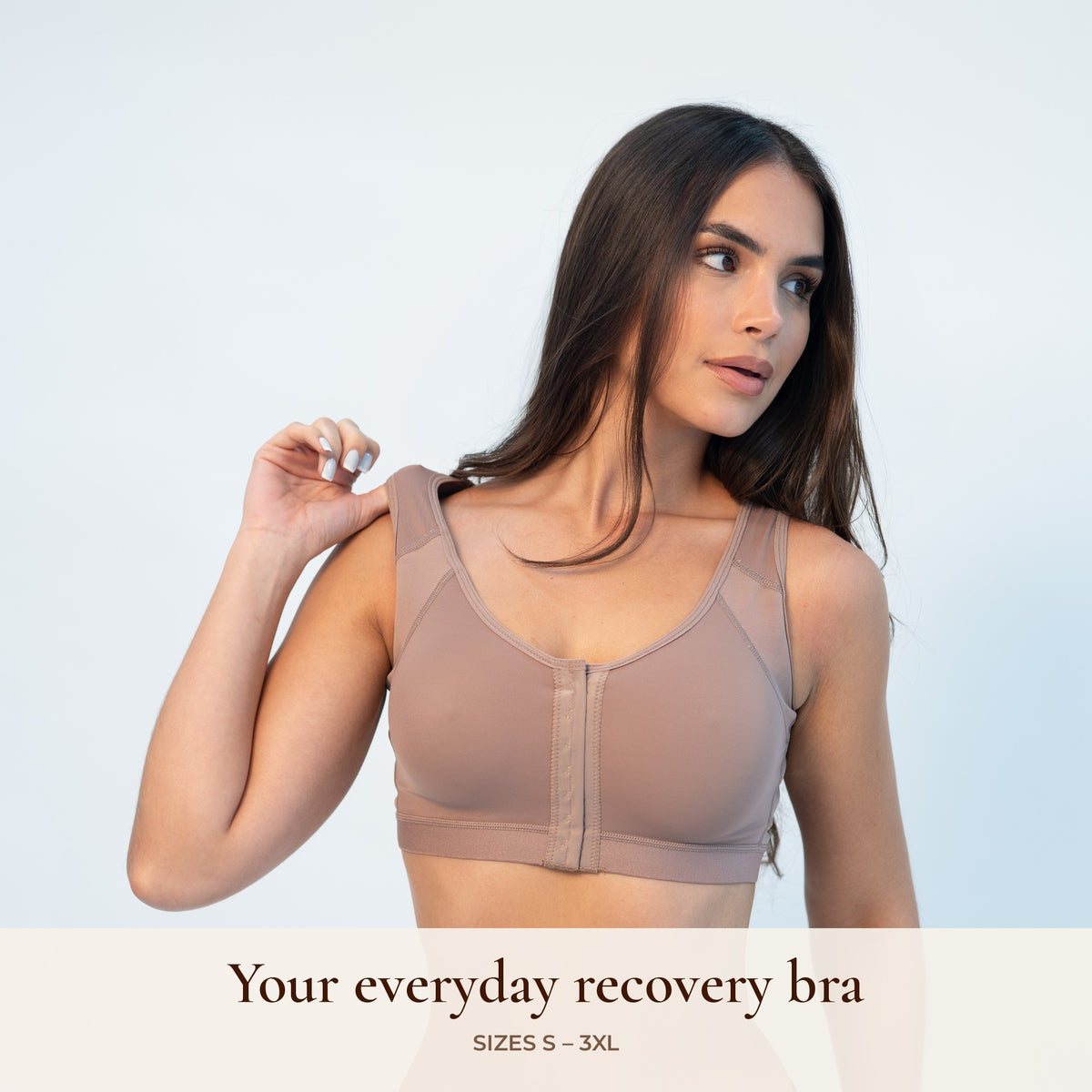 Front-Closure Support Bra